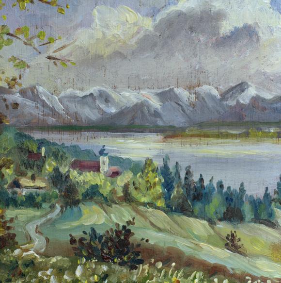 EZay_1937   View from Rottmannshöhe on lake Starnberg